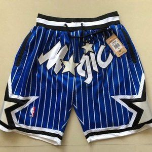 NBAπJUST DONπOrlando Magic Blueπ³Retro Shorts